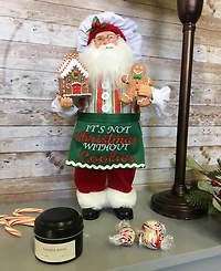 Santa's Workshop 15" It's Not Christmas Without Cookies Claus