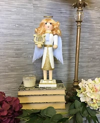 Santa's Workshop 14" Angel Nutcracker