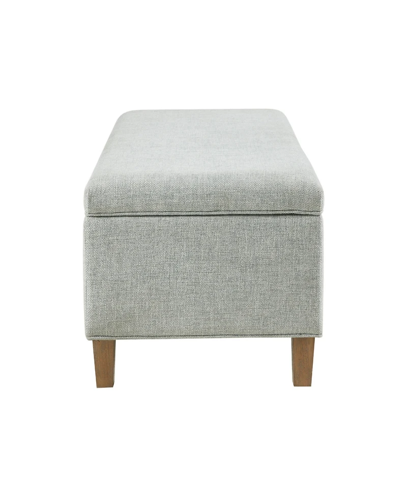 Ink+Ivy Marcie 48" Wide Fabric Soft Close Storage Accent Bench