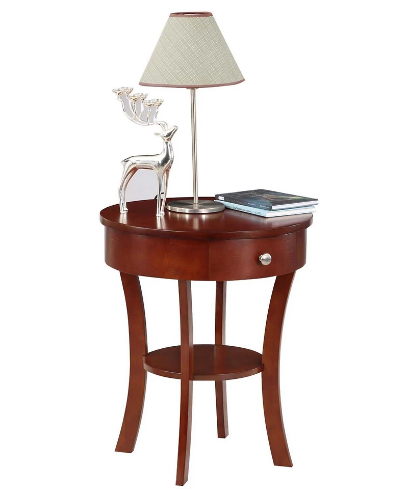 Convenience Concepts 20" Rubber wood Classic Accents End Table