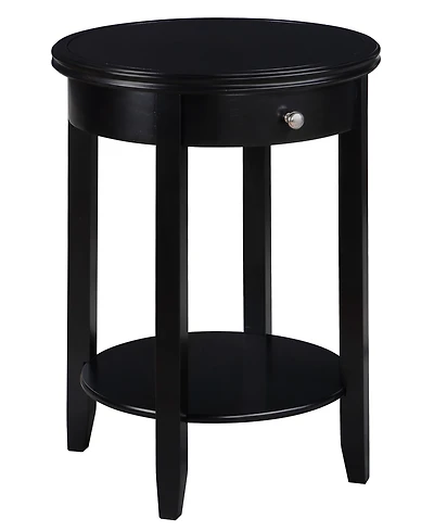 Convenience Concepts 18.25" Rubber wood Ah Baldwin End Table