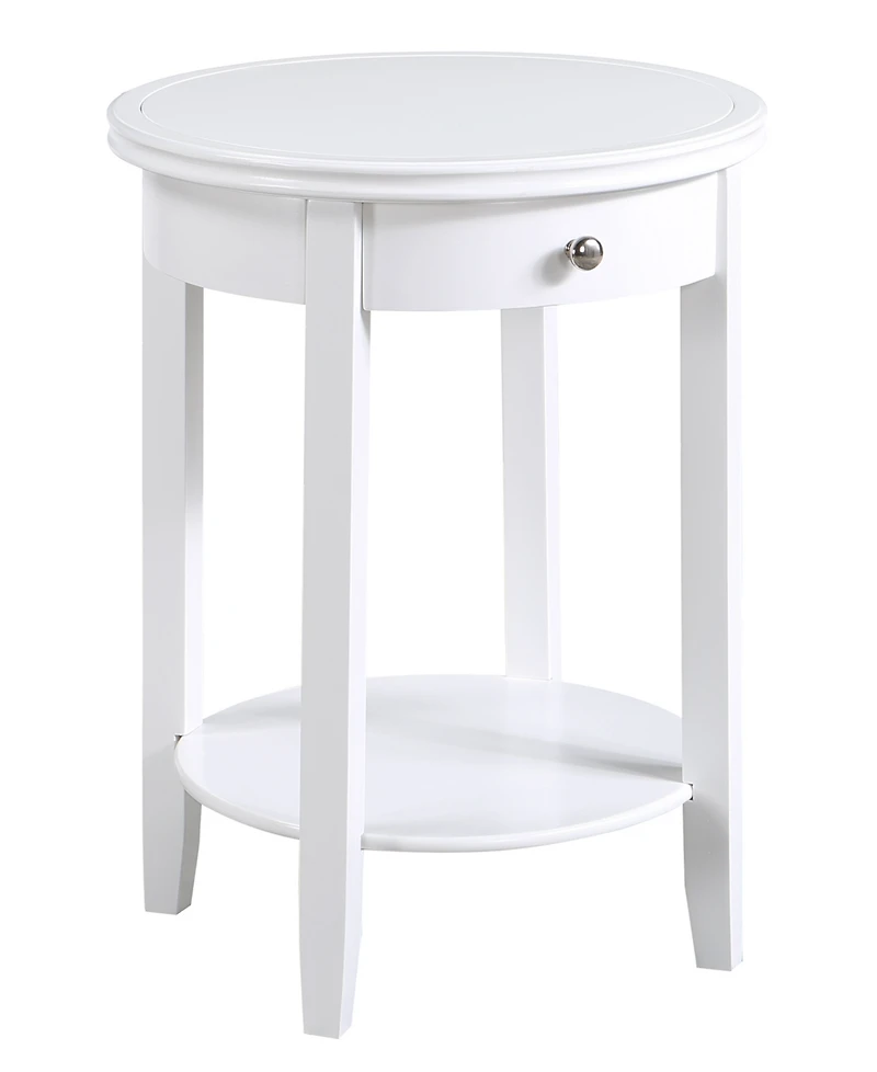 Convenience Concepts 18.25" Rubber wood Ah Baldwin End Table