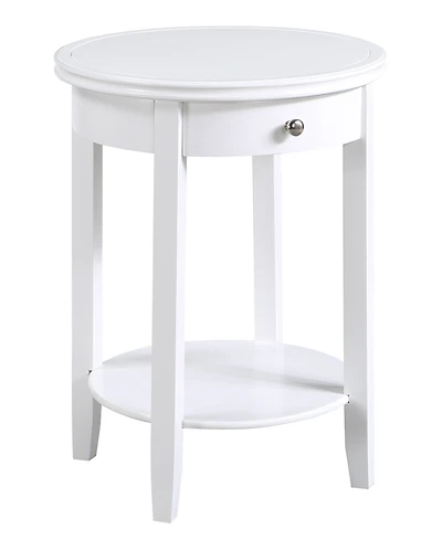 Convenience Concepts 18.25" Rubber wood Ah Baldwin End Table