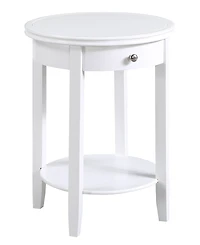 Convenience Concepts 18.25" Rubber wood Ah Baldwin End Table