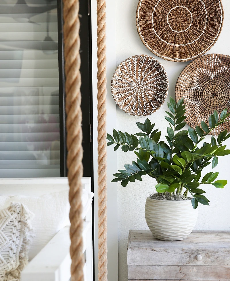 Nearly Natural 28" Artificial Zamioculcas Plant with Decorative Planter
