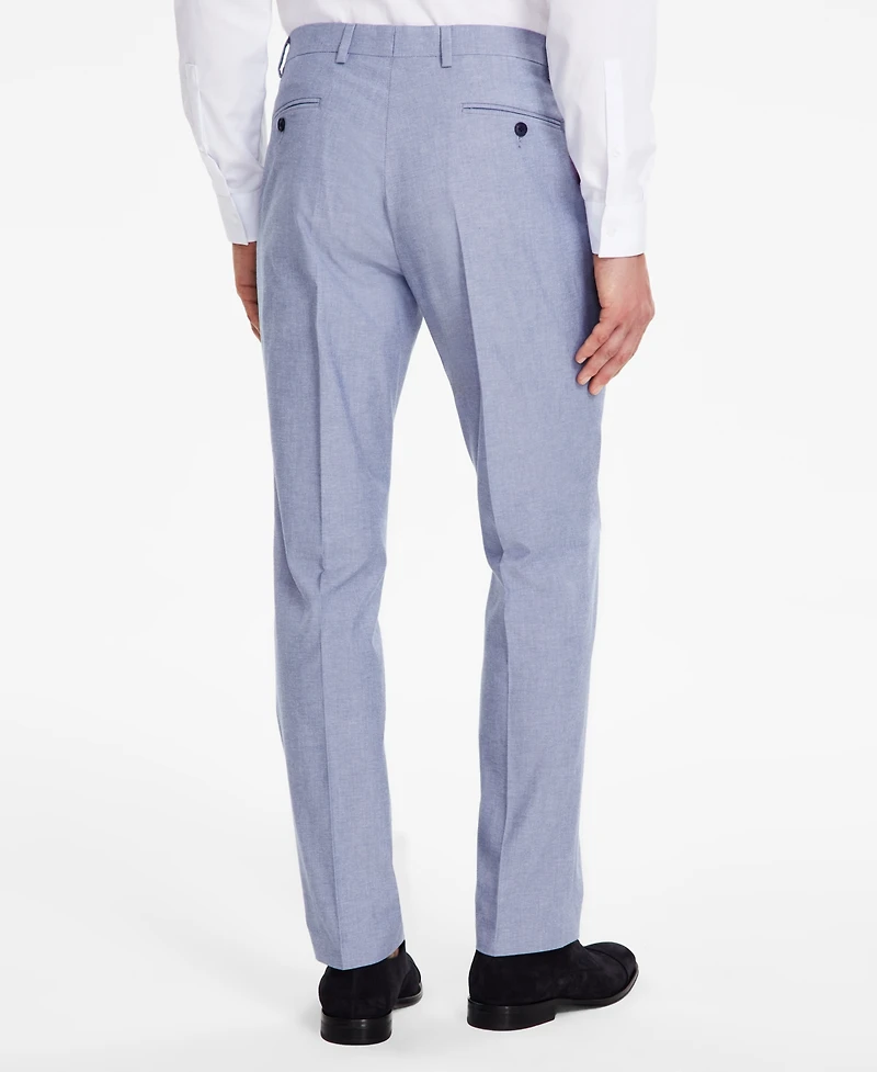 Tommy Hilfiger Men's Modern-Fit Th Flex Stretch Chambray Suit Separate Pants