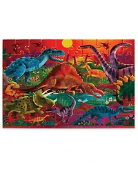 Crocodile Creek Dazzling Dinosaurs Holographic Foil Puzzle, 60 Pieces