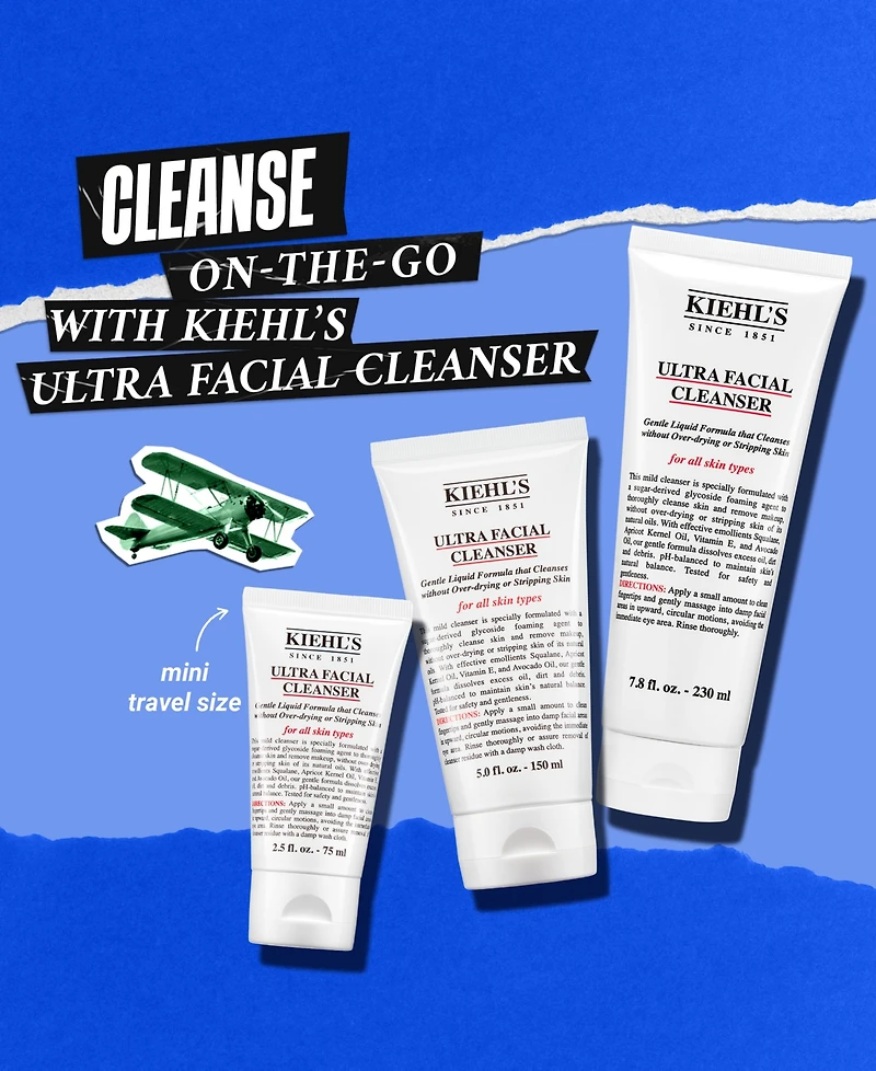 Kiehl's Since 1851 Ultra Facial Cleanser, 2.5 oz.