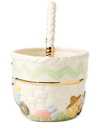 Lenox Peanuts Snoopy & Woodstock Porcelain Easter Basket
