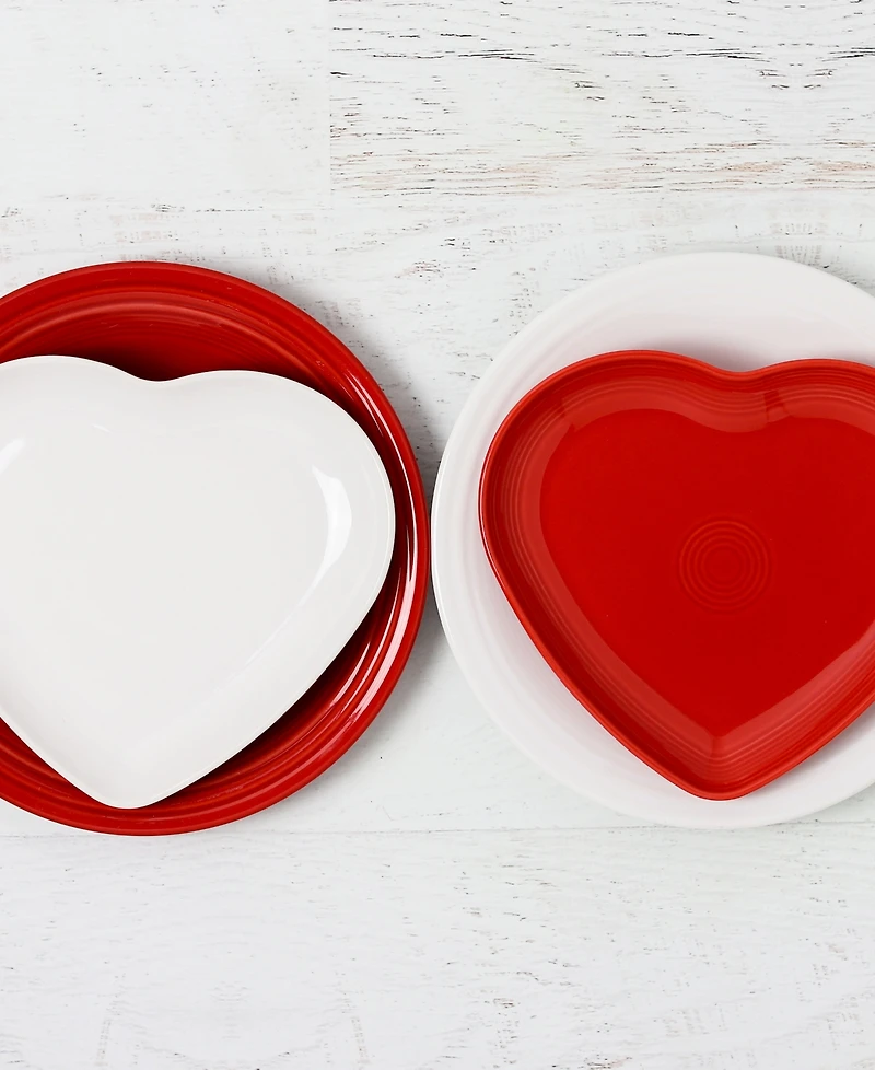Fiesta Heart Shaped Plate 9"