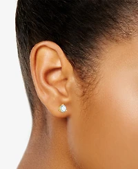 Certified Near Colorless Diamond Stud Earrings (3/4 ct. t.w.) in 18k Gold