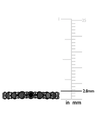 Black Diamond Eternity Band (2 ct. t.w.) 14k White Gold