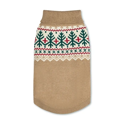 Hope & Henry Fair Isle Dog Sweater
