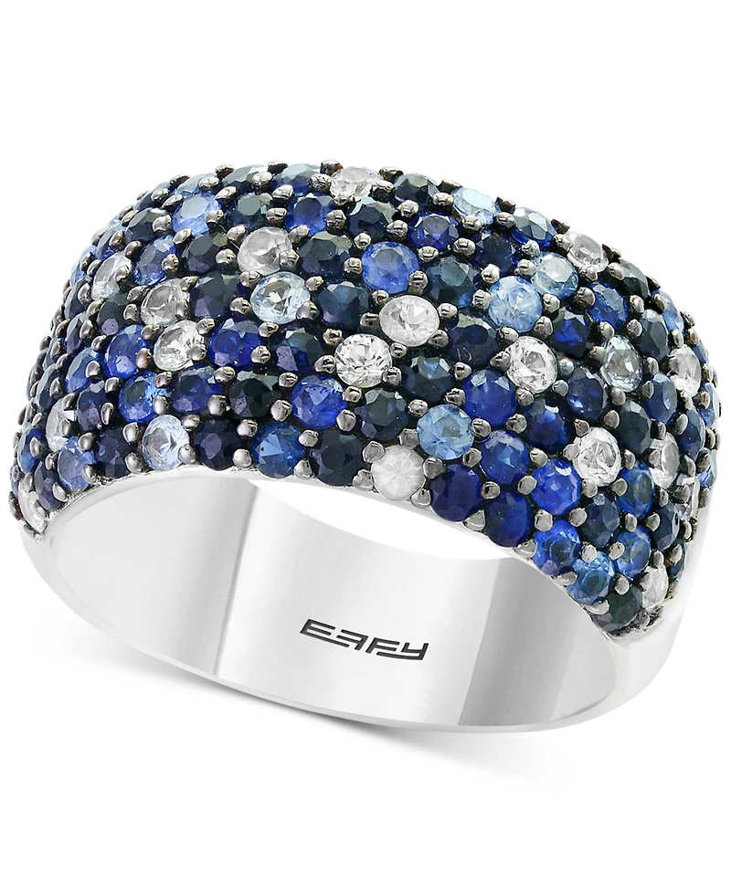 Effy Multicolor Sapphire Ring (3-5/8 ct. t.w.) Sterling Silver