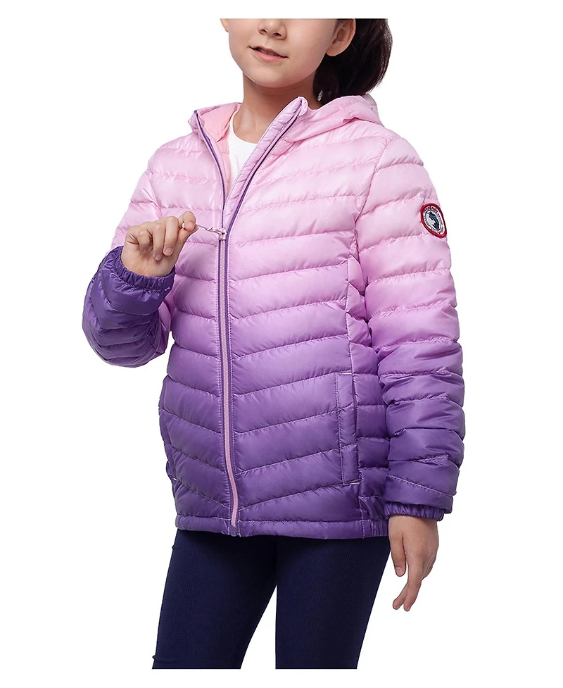 Rokka&Rolla Girls Ultra Light Packable Down Puffer Jacket
