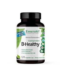 Emerald Labs B-Healthy - With L-5 Methyltetrahydrofolate (5-mthf) Coenzymated Folic Acid as Folate for Energy, Stress, Cognitive and Immune Support