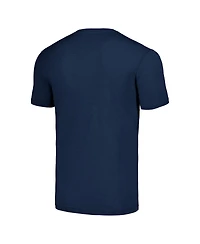 Men's and Women's Homage Navy Chicago Bears The Nfl Asl Collection by Love Sign Tri-Blend T-shirt
