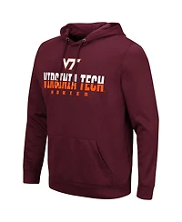 Men's Colosseum Maroon Virginia Tech Hokies Lantern Pullover Hoodie