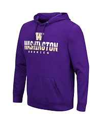 Men's Colosseum Purple Washington Huskies Lantern Pullover Hoodie