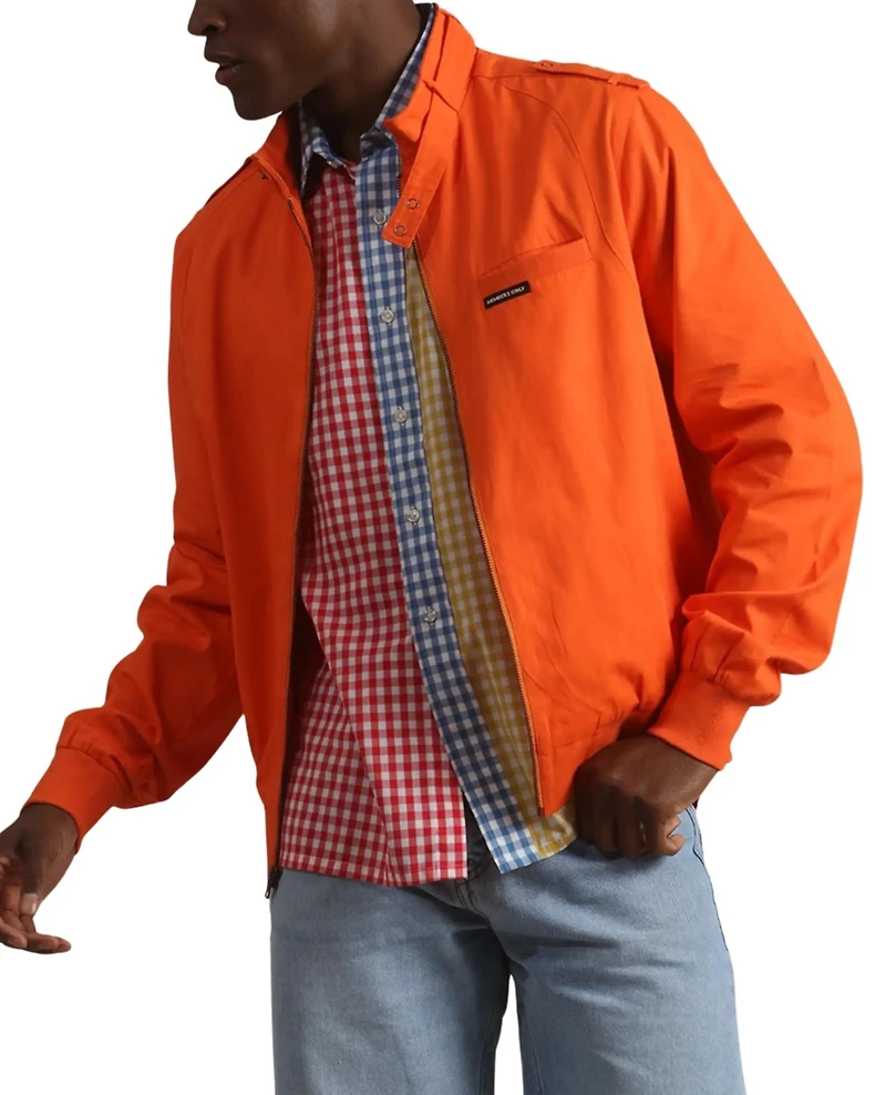 Members Only Men's Classic Iconic Racer Jacket (Slim Fit