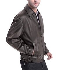 Bgsd Men's Men Derrick Leather Bomber Jacket