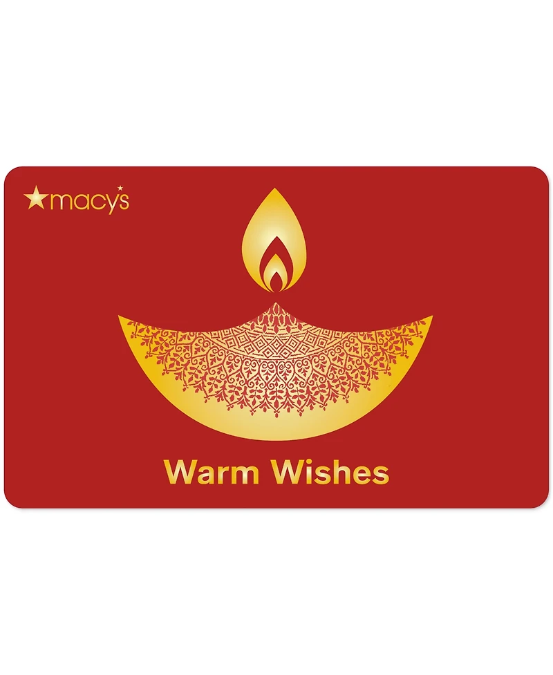 Warm Wishes Happy Diwali and Diya E-Gift Card