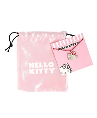 Sanrio Hello Kitty Girls Pave Fashion Jewelry Necklace - 16"+3" Necklace- Officially Licensed Authentic