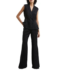French Connection Women's Satin Sleeveless Waistcoat