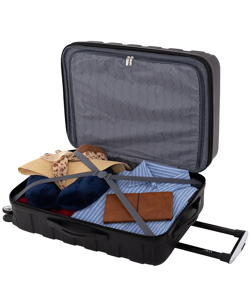 Travelers Club Madison 3-Pc Expandable Spinner Luggage Set