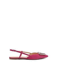 Arezzo Women's Savannah Pointed Toe Flats - Pink