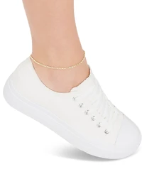 Giani Bernini Rope Chain Ankle Bracelet (2mm) 18k Gold-Plated Sterling Silver or Silver, Created for Macy's