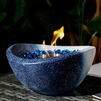 Streamdale Portable Mixed Color Fire Pit for Indoor & Outdoor Use