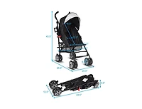 Slickblue Girls Folding Lightweight Umbrella Travel Stroller