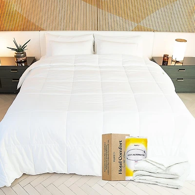 FluffCo Down Alternative Comforter - Queen
