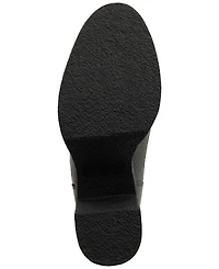 Dkny Women's Toia Lace-Up Zip Block Heel Booties