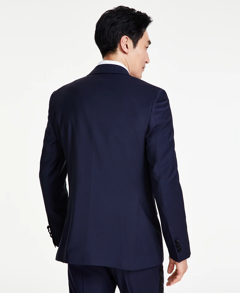 B by Brooks Brothers Men's Classic-Fit Stretch Solid Tuxedo Suit Separates Jacket