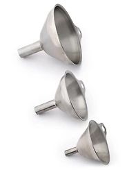 The Cellar 3-Piece Stainless Steel Key Ring Funnel Set