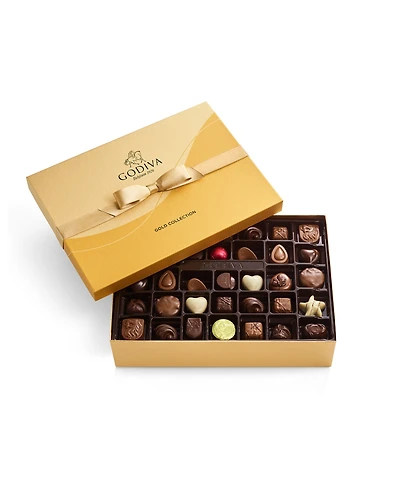 Godiva Assorted Chocolate Gold Gift Box, 72 Pieces
