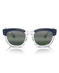 Ray-Ban Unisex Mega Hawkeye Chromance Polarized Sunglasses, Mirror Gradient RB0298S