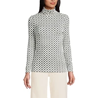 Lands' End Lightweight Jersey Long Sleeve Turtleneck