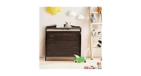 Baby Changing Table with 3 Drawers and Safety Belt