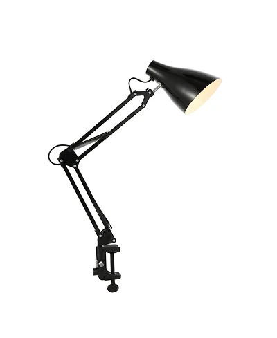 Jonathan Y Odile Classic Industrial Adjustable Articulated Clamp On Led Task Lamp