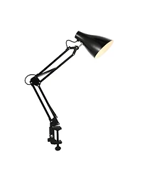 Jonathan Y Odile Classic Industrial Adjustable Articulated Clamp On Led Task Lamp