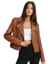 Belle & Bloom Women's Just Friends Leather Jacket