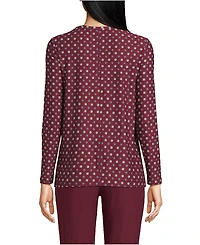 Lands' End Women's Long Sleeve Performance V-Neck Top