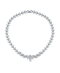 Bling Jewelry Classic Marquise Cut Cubic Zirconia Drop Teardrop Aa Cz Statement Collar Tennis Necklace Prom Pageant
