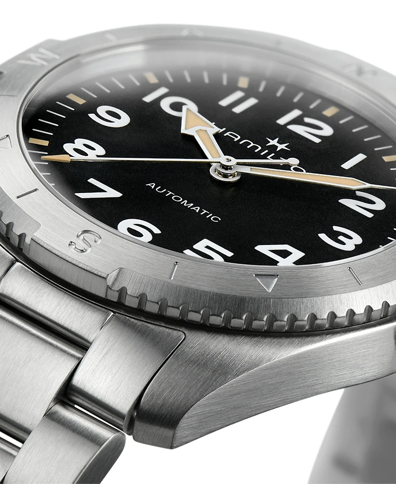 Hamilton Women's Swiss Automatic Khaki Field Expedition Stainless Steel Bracelet Watch 37mm