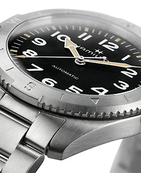 Hamilton Women's Swiss Automatic Khaki Field Expedition Stainless Steel Bracelet Watch 37mm