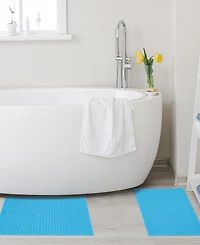 Superior Cotton Textured Stripes 2-Pc. Bath Rug Set