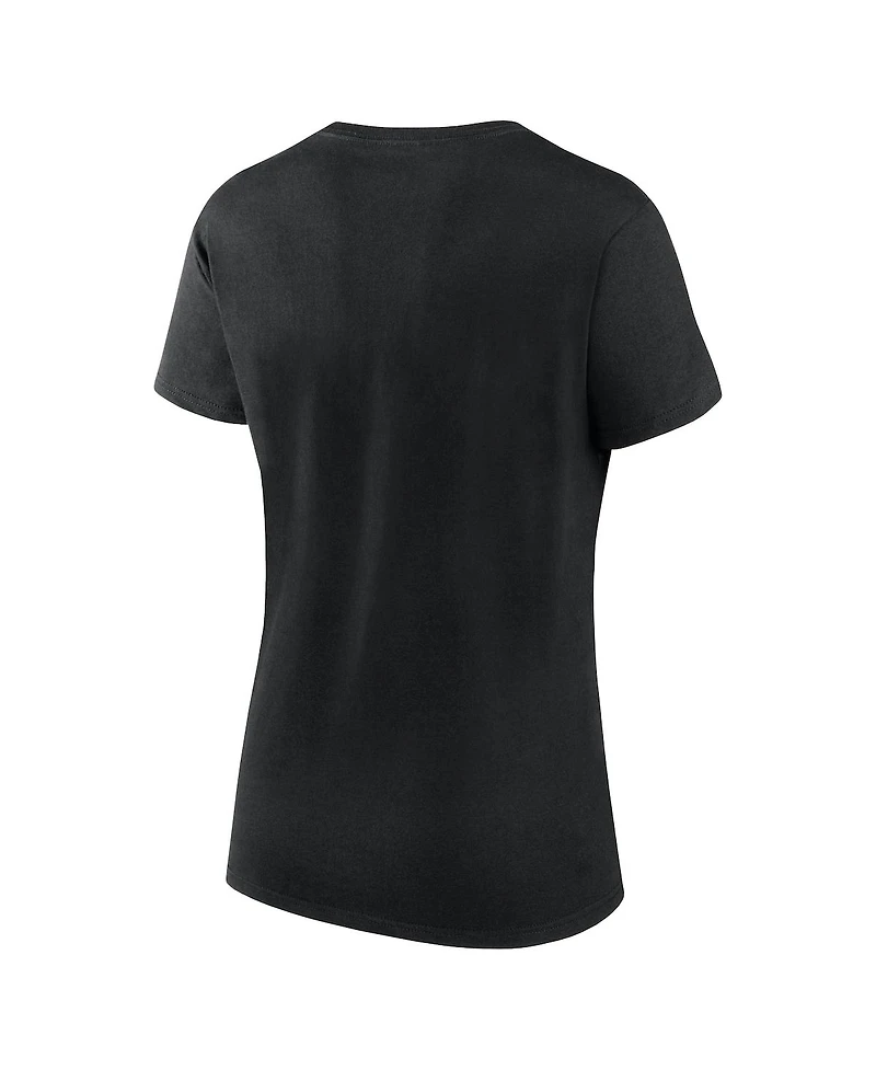 Women's Fanatics Black San Francisco Giants Logo T-shirt